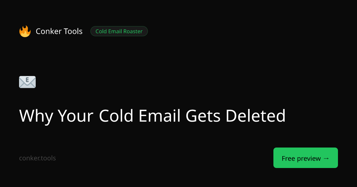 Why Your Cold Email Gets Deleted in 3 Seconds (And How to Fix It ...
